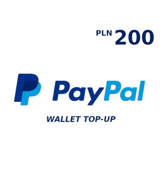 PayPal Wallet PLN 200 Top Up Key GLOBAL